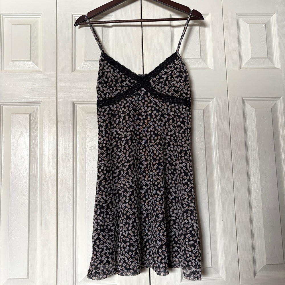 Rue 21 Mesh & Lace Trim Dress